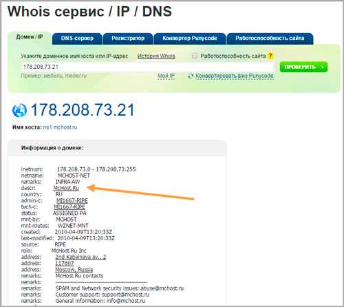 Где лежит сайт: как узнать хостинг по домену