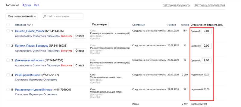 2. Расписание показов